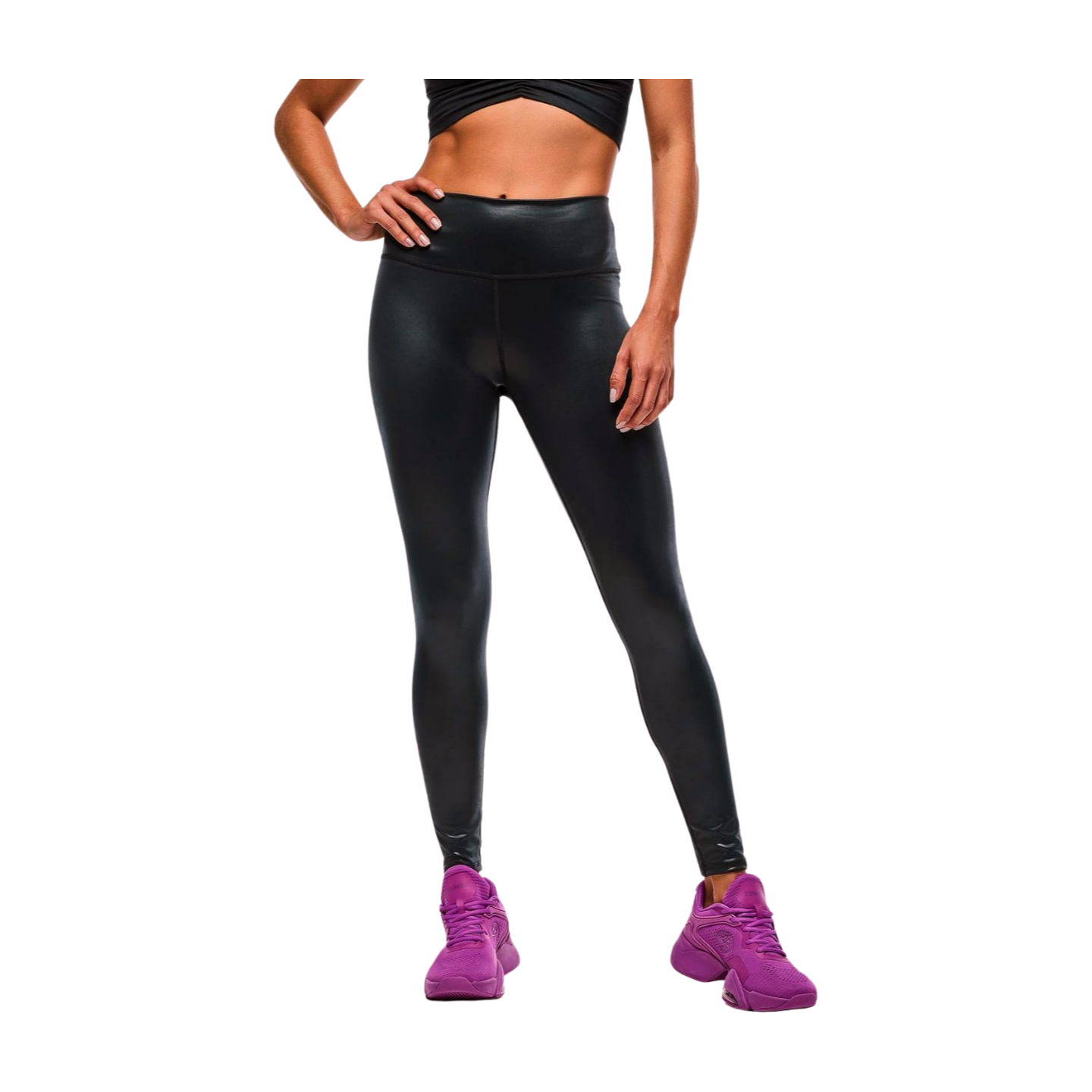 Zumba Libre Shiny High Waisted Ankle Leggings (Pre-Order)