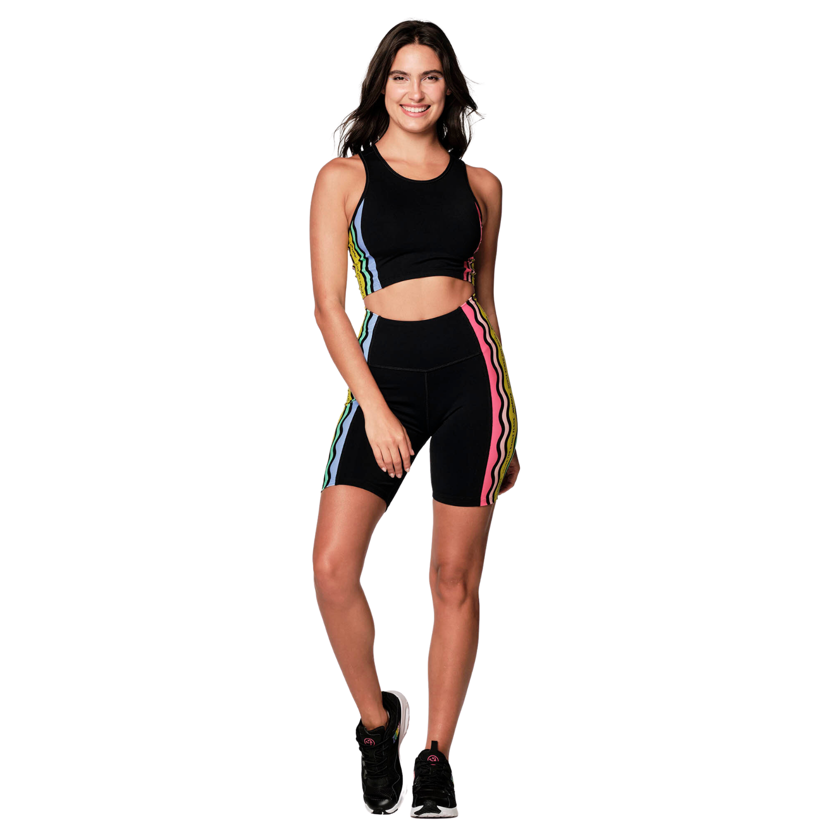 Zumba X Crayola Dance Outside The Lines Crop Tank