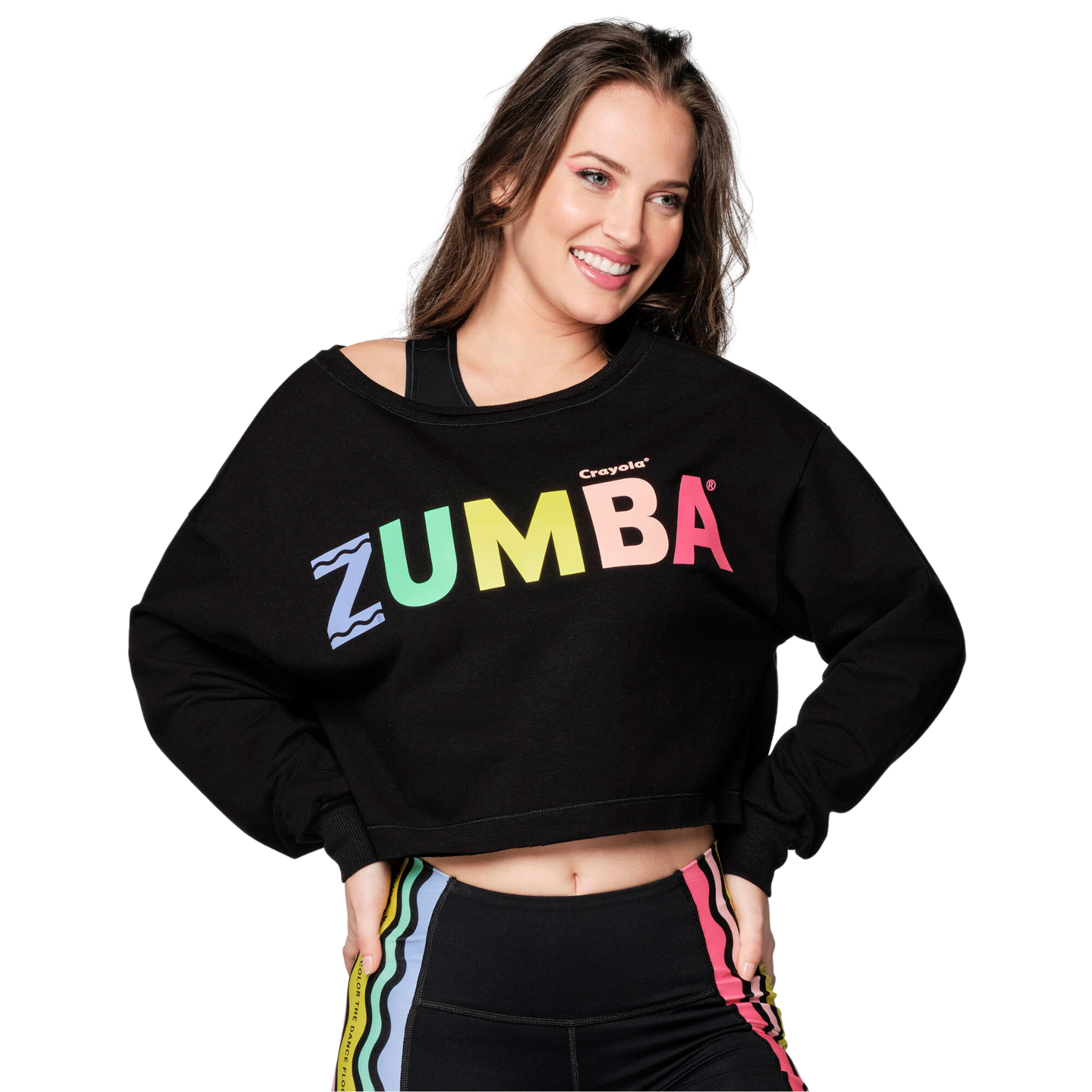 Zumba X Crayola Dance In Colour Long Sleeve Top