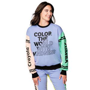 Zumba X Crayola Colour With Kindness Sweatshirt