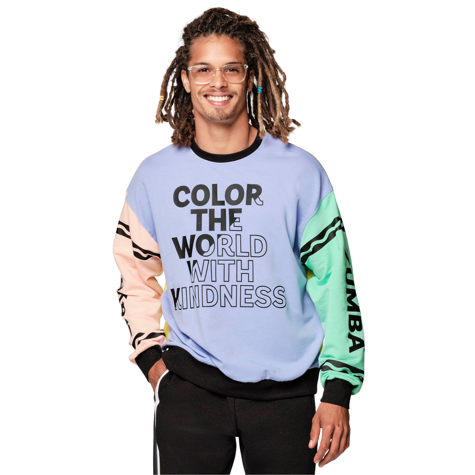 Zumba X Crayola Colour With Kindness Sweatshirt (Special Order)