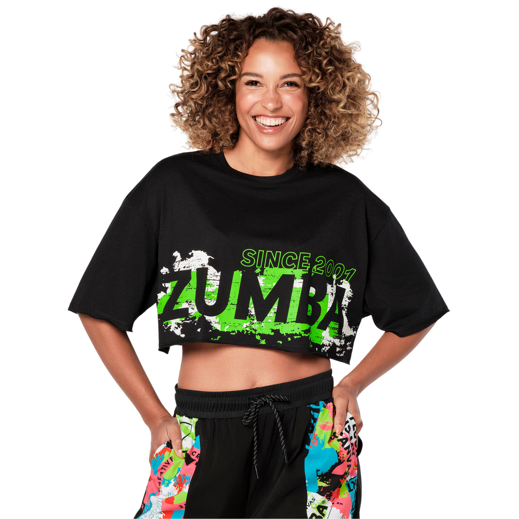 Zumba Since 2001 Crop Top