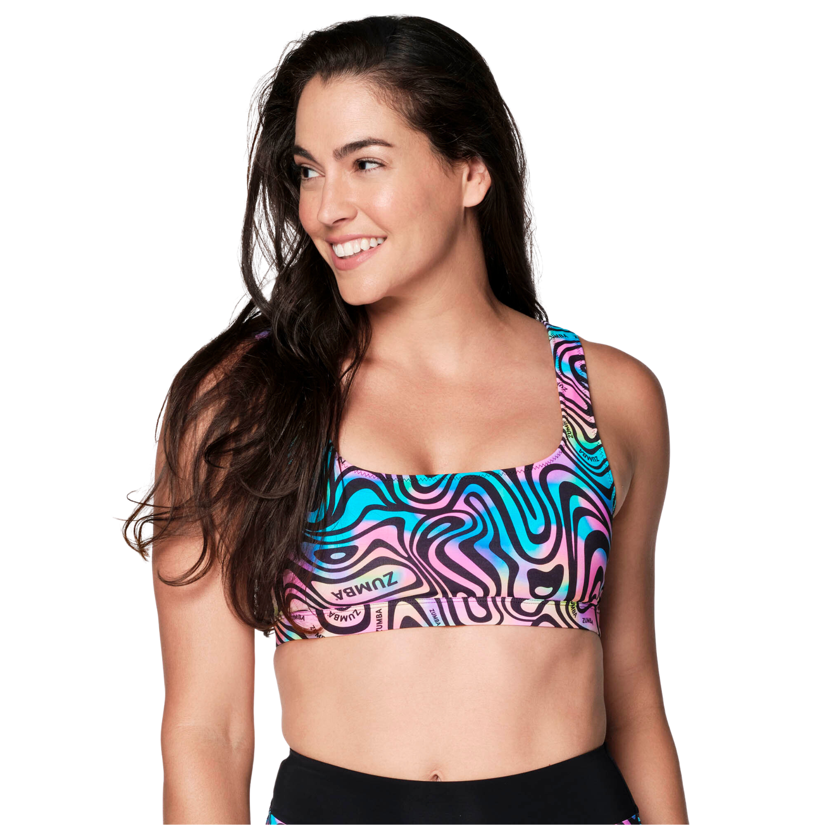 Zumba Printed Swim Bra