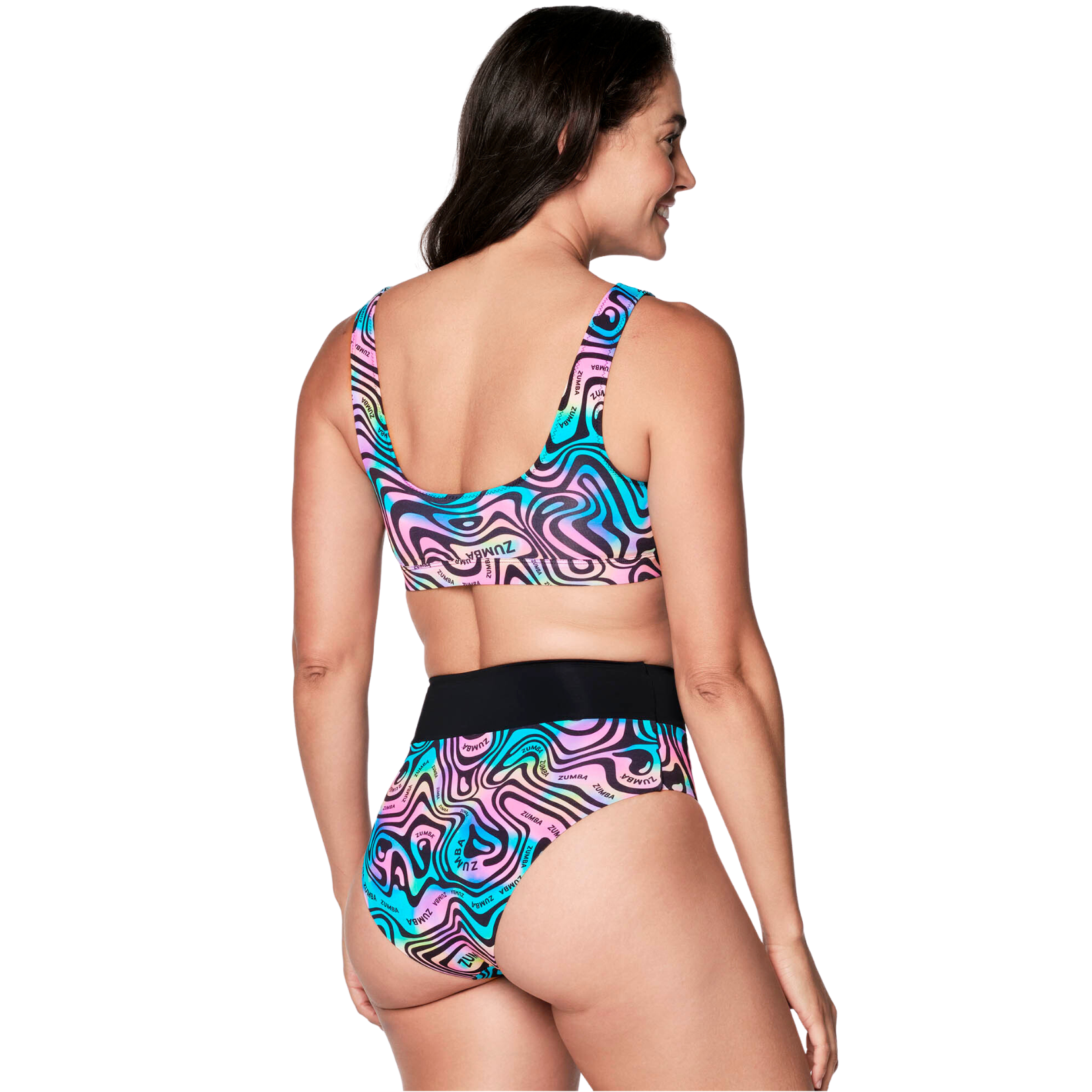 Zumba Printed Swim Bra