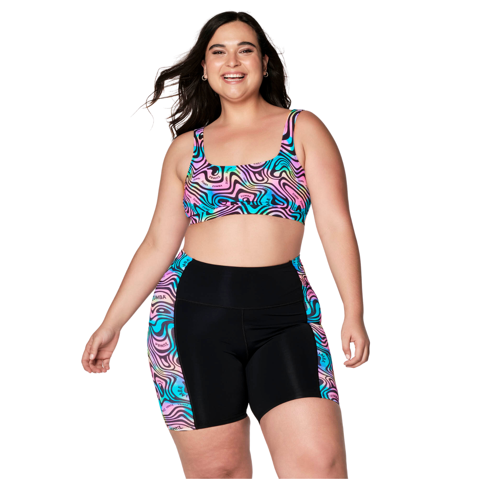 Zumba Printed Swim Bra