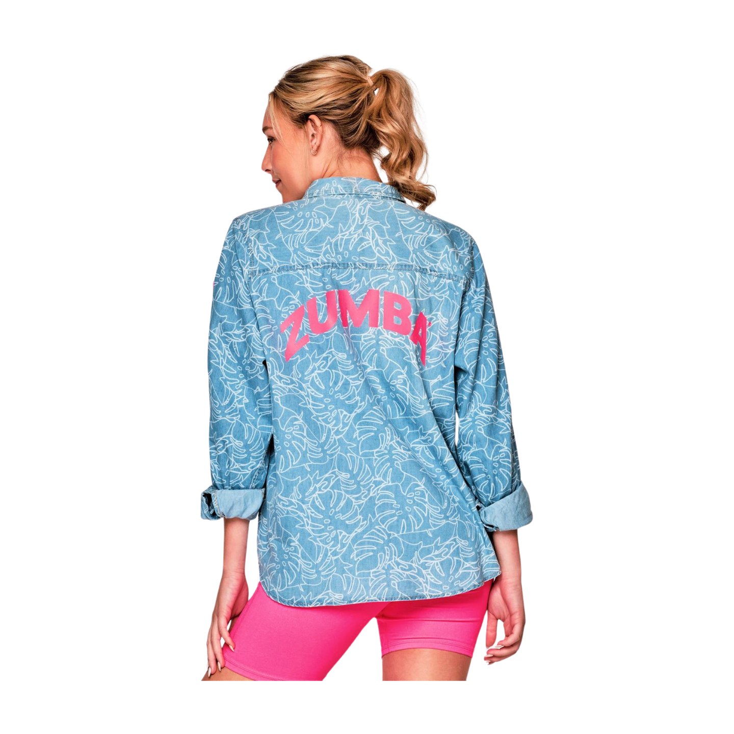 Zumba Resort Long Sleeve Button Up (Special Order)