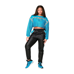 Zumba Paradise Long Sleeve Crop Top (Special Order)
