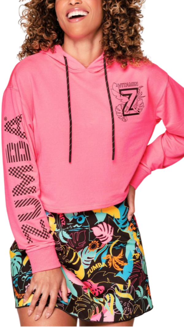 Zumba Coastal Club Crop Pullover (Special Order)