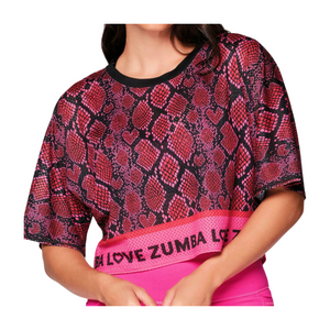 Zumba Love Snakeskin Top (Pre-Order)