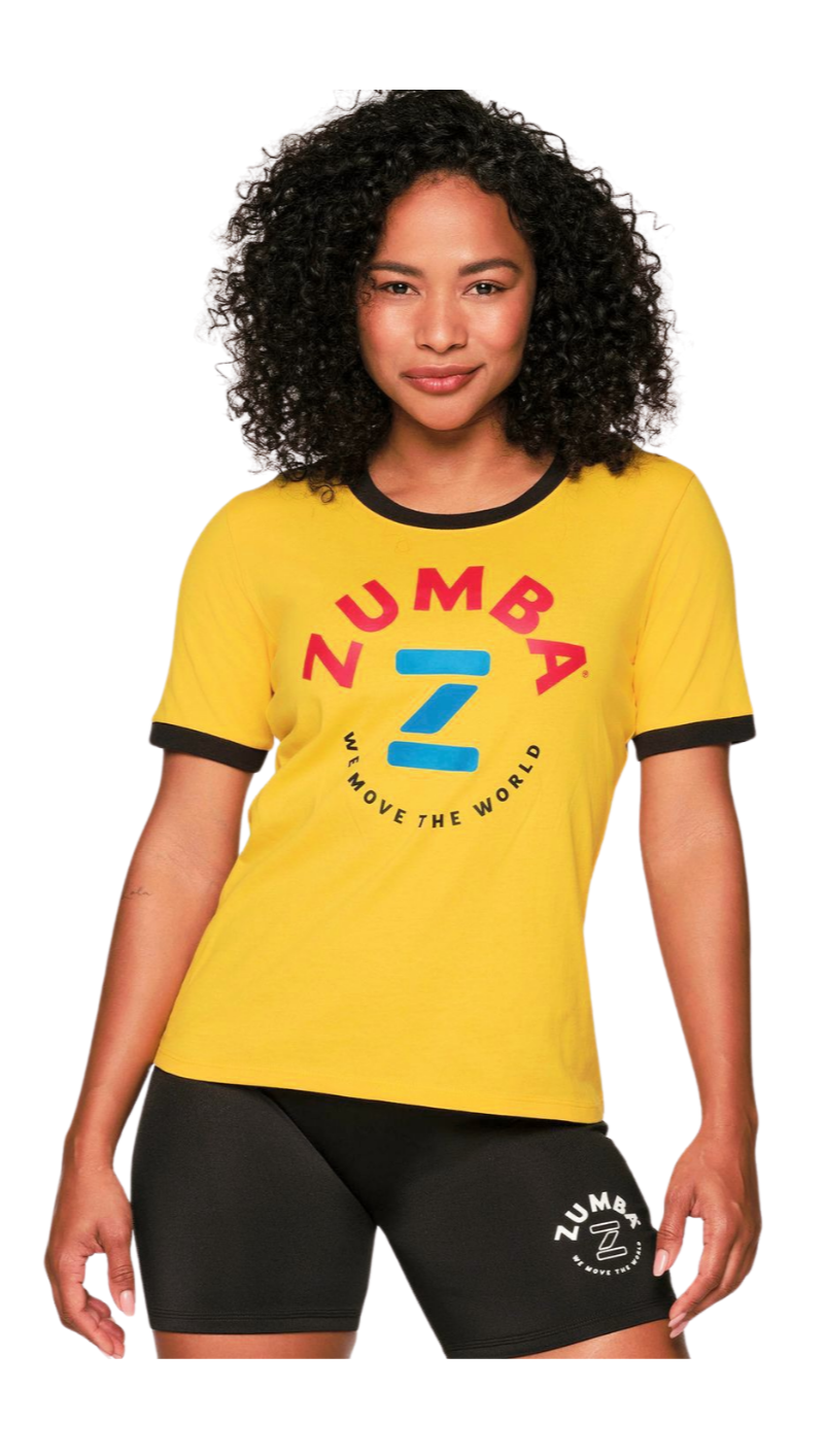 Zumba Retro Ringer Tee (Special Order)