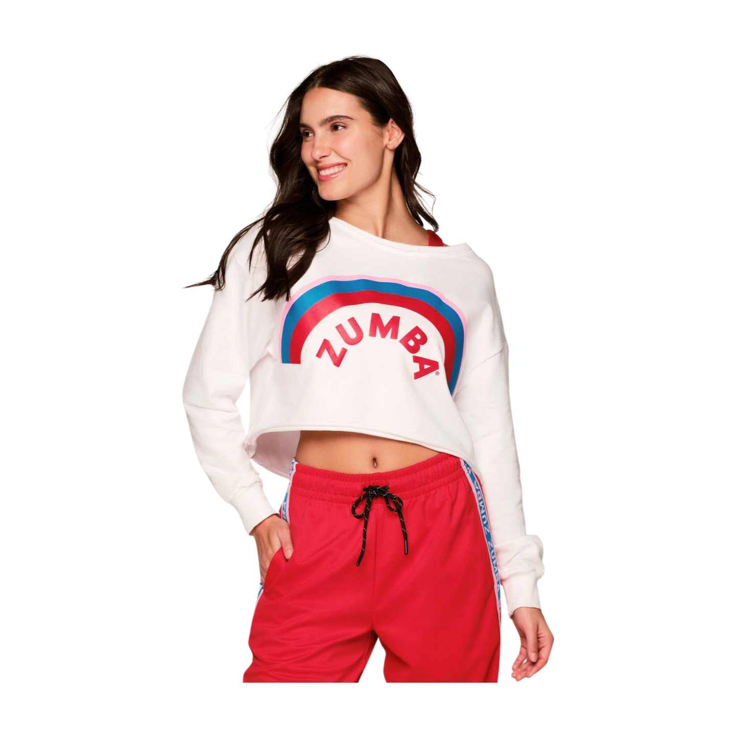 Retro Zumba Oversized Crop Top (Special Order)