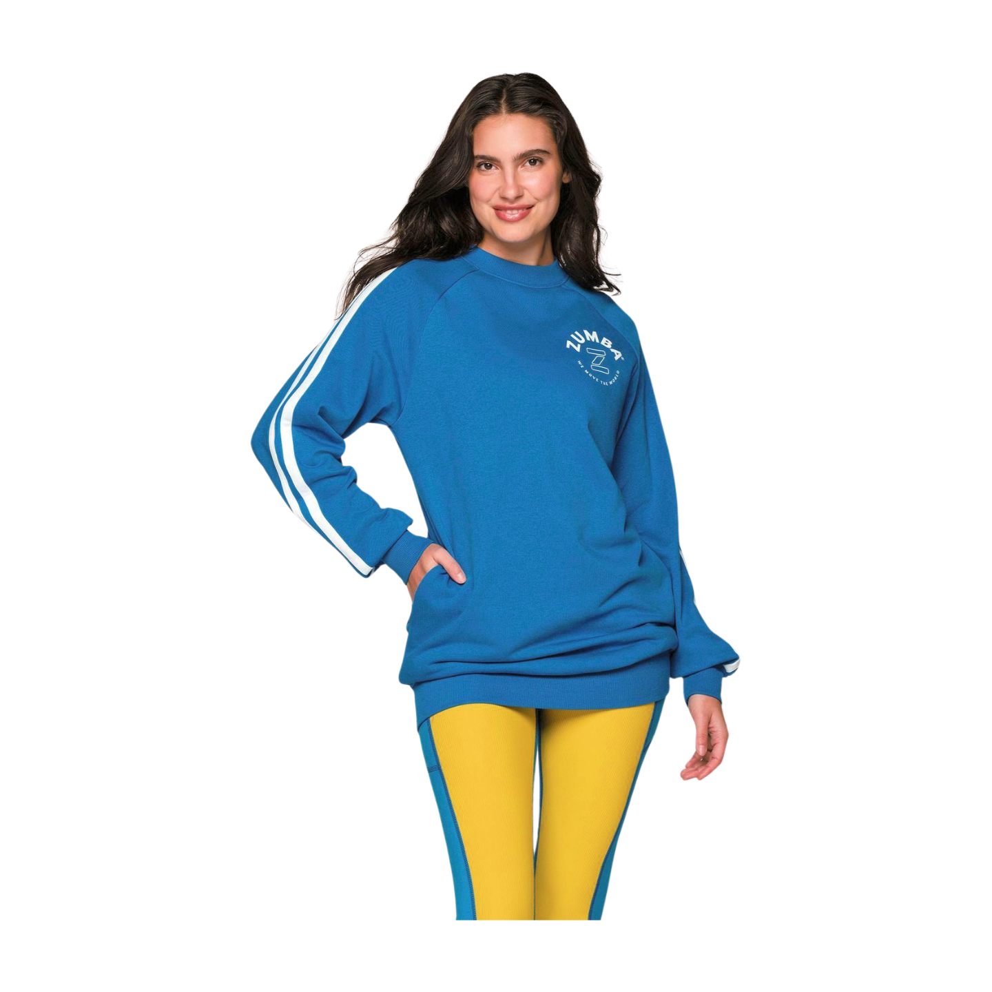 Zumba Move The World Sweatshirt Dress (Special Order)