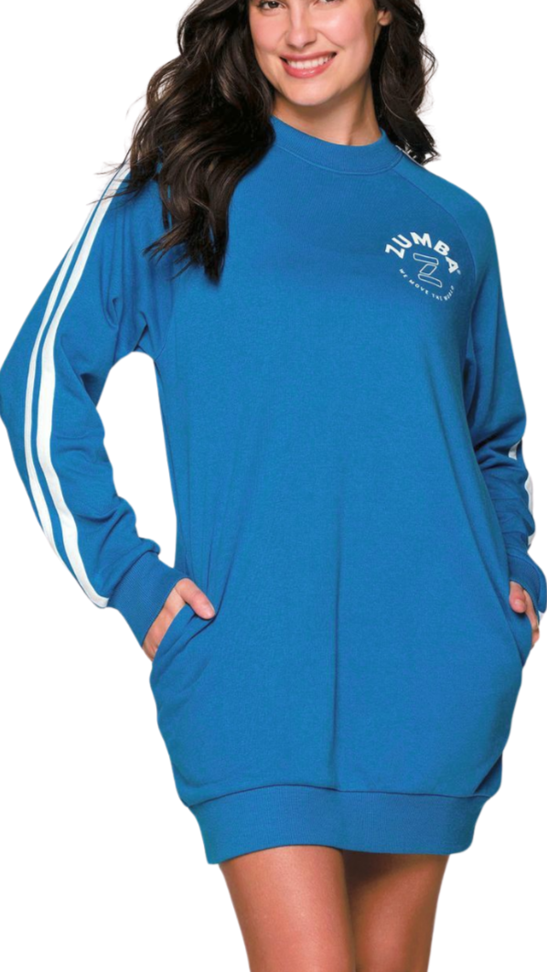 Zumba Move The World Sweatshirt Dress (Special Order)