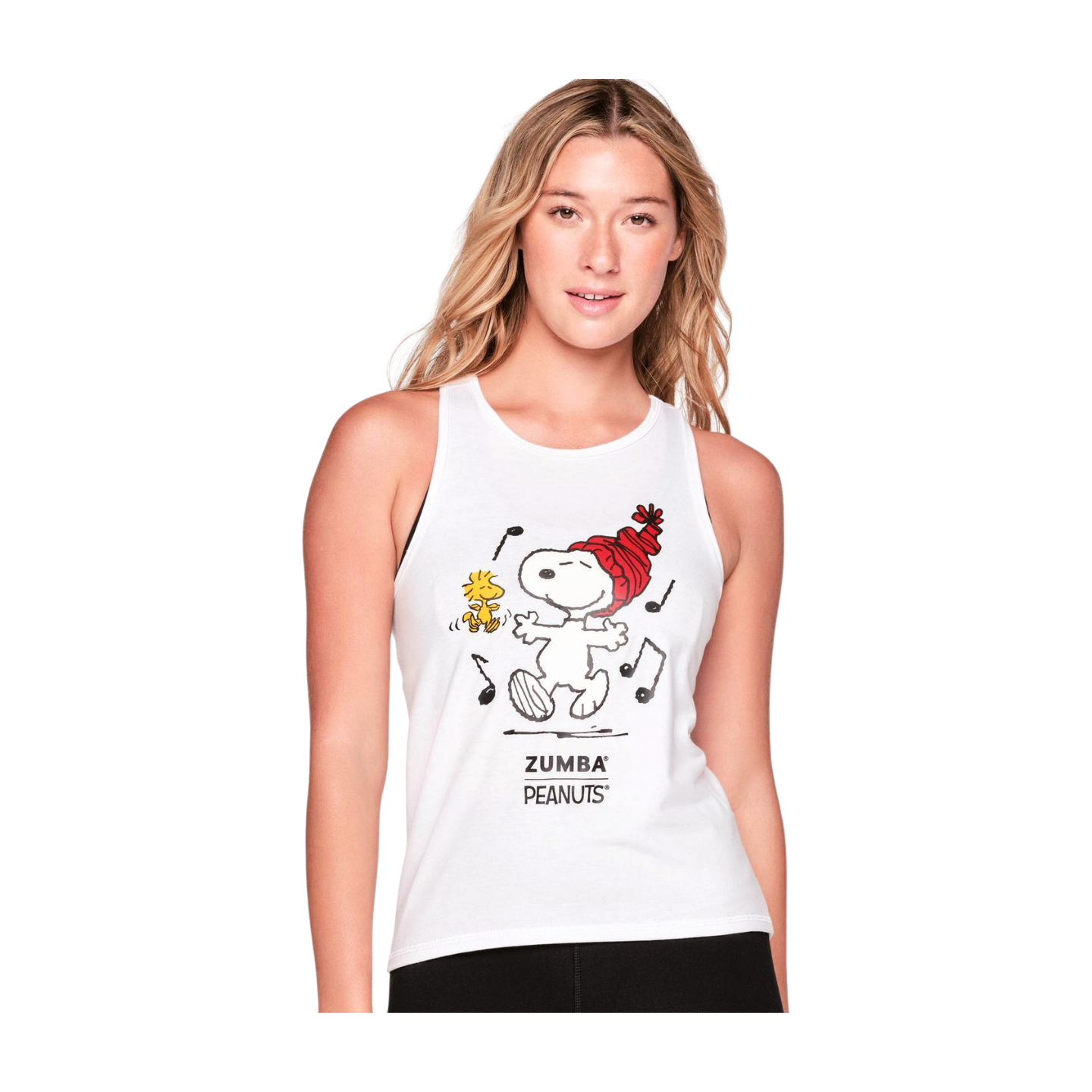 Zumba X Peanuts Fitted High Neck Tank (Special Order)