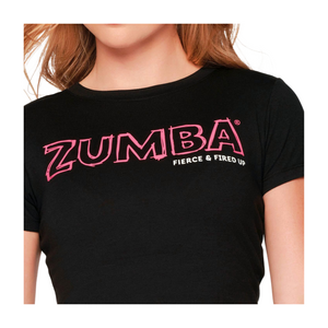 Zumba Fired Up Crop Top (Special Order)