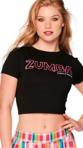 Zumba Fired Up Crop Top (Special Order)