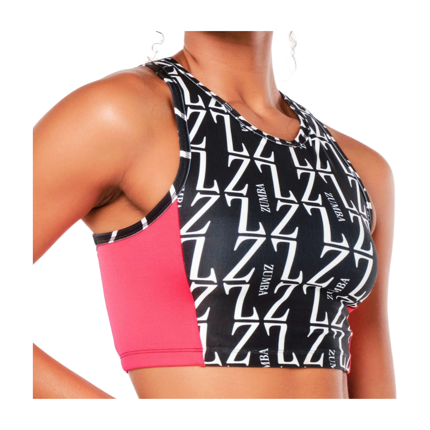 Zumba Prep High Neck Crop Tank (Special Order)