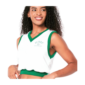 Zumba Prep Crop Sweatshirt Vest (Special Order)