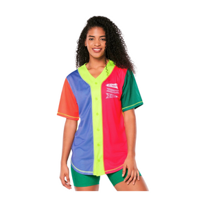 Zumba Prep Unisex Baseball Button Up Jersey