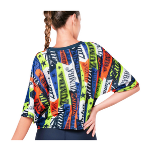 Zumba Prep Boxy Dolman Crop Top (Special Order)