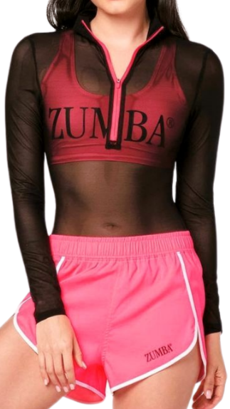 Zumba Prep Zip-Up Bodysuit (Special Order)