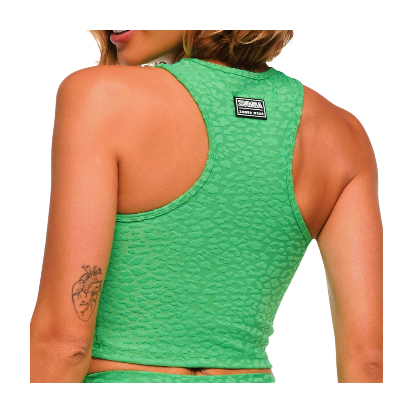 Funscape High Neck Mid Crop Tank
