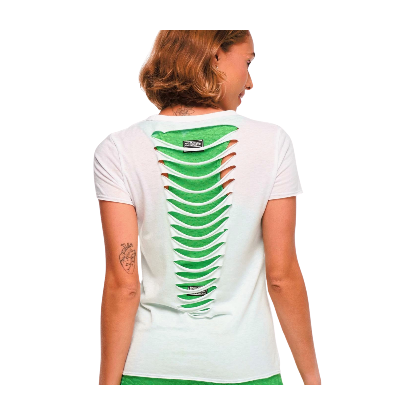 Funscape Crew Neck Tee With Back Slashes (Special Order)