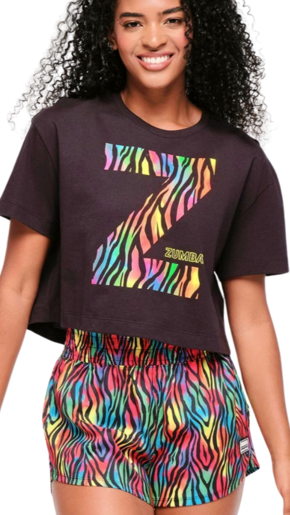 Funscape Crew Neck Crop Top (Special Order)