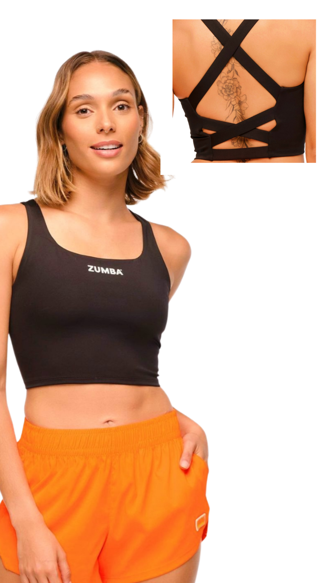 Explore Square Neck Tank Bra