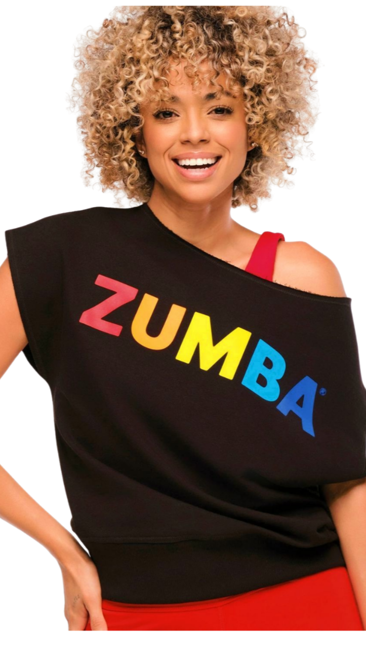 Explore Off The Shoulder Short Sleeve Sweatshirt (Special Order)