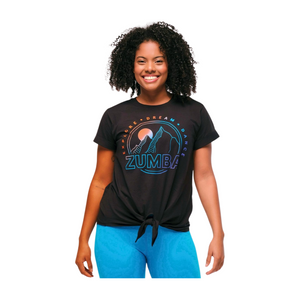 Explore Tie Front Short Sleeve Top (Special Order)