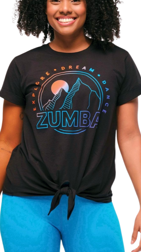 Explore Tie Front Short Sleeve Top (Special Order)