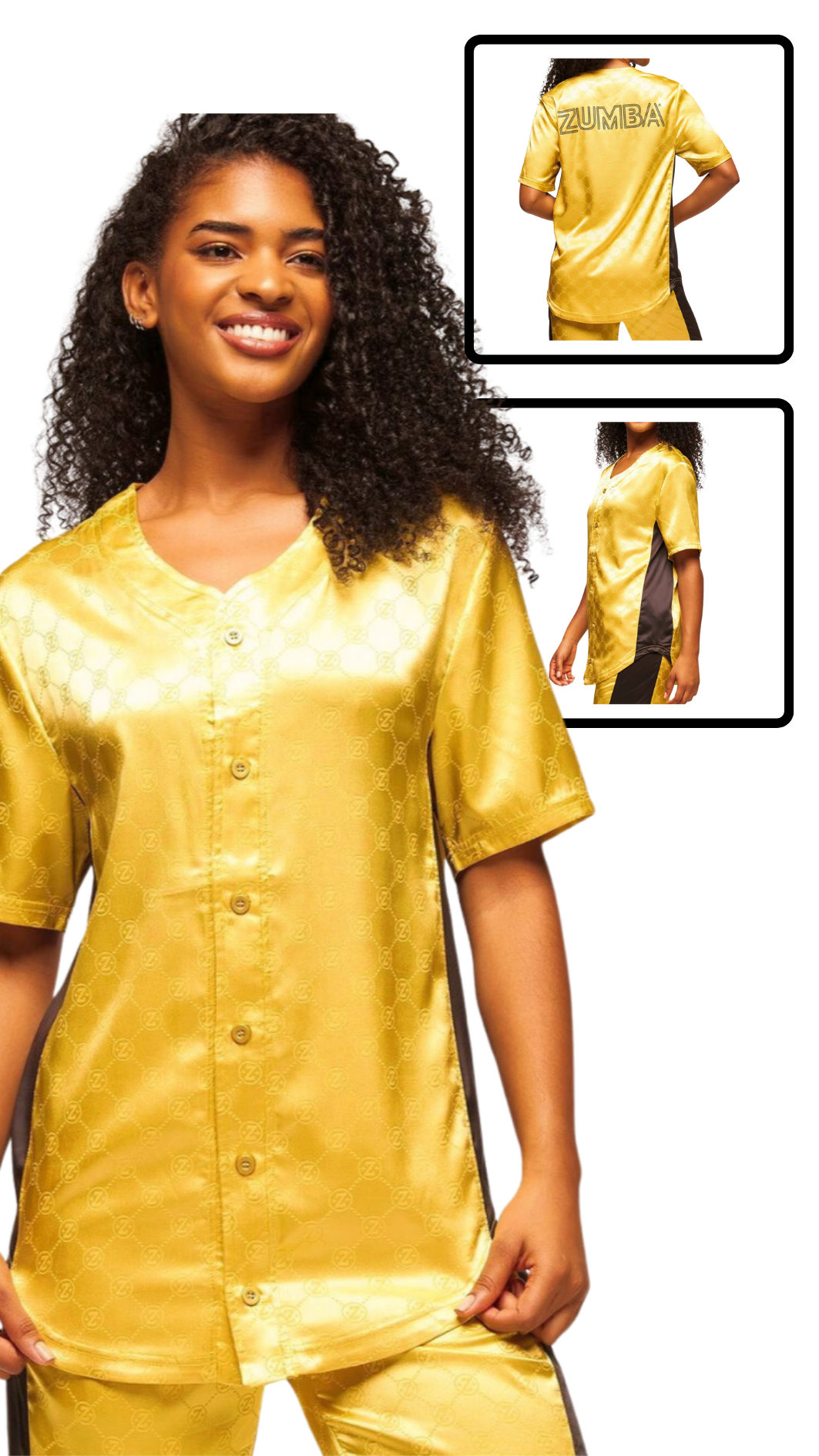 Zumba Runway Baseball Button Up Jersey (Special Order)