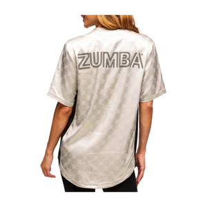 Zumba Runway Baseball Button Up Jersey
