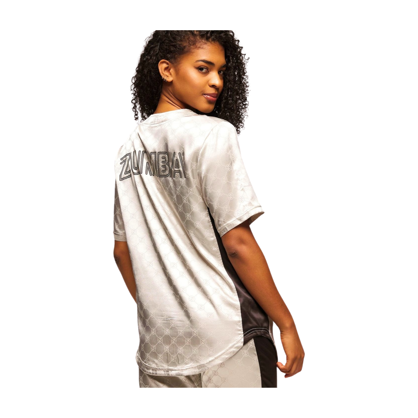 Zumba Runway Baseball Button Up Jersey