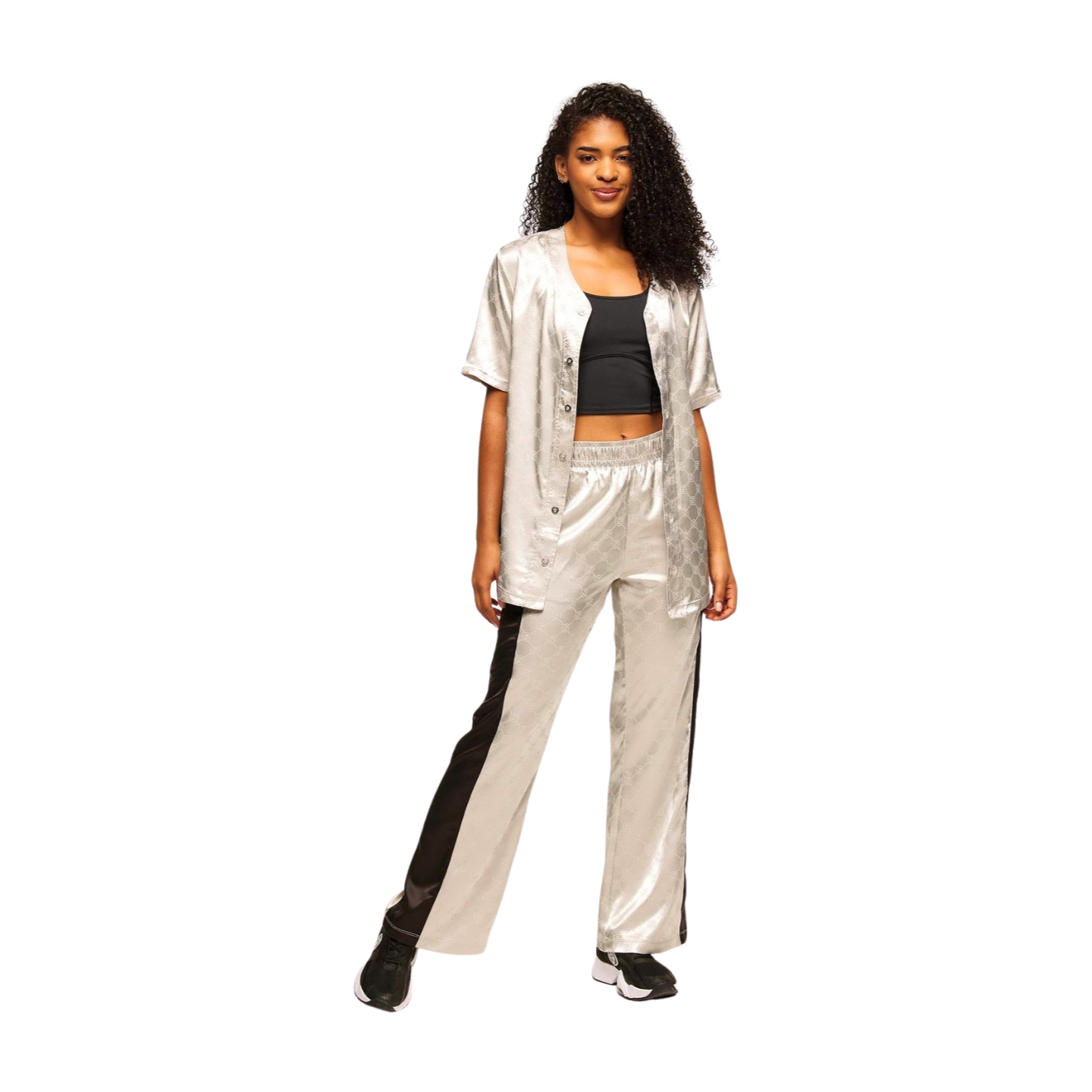 Zumba Runway Baseball Button Up Jersey