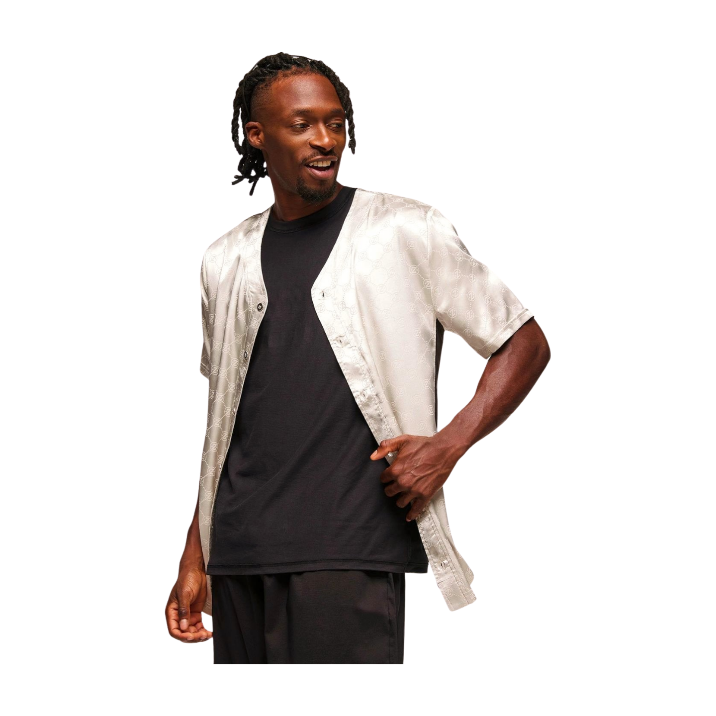 Zumba Runway Baseball Button Up Jersey