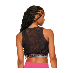 ZW X GW Crop Mesh Tank With Elastic Waistband (Special Order)