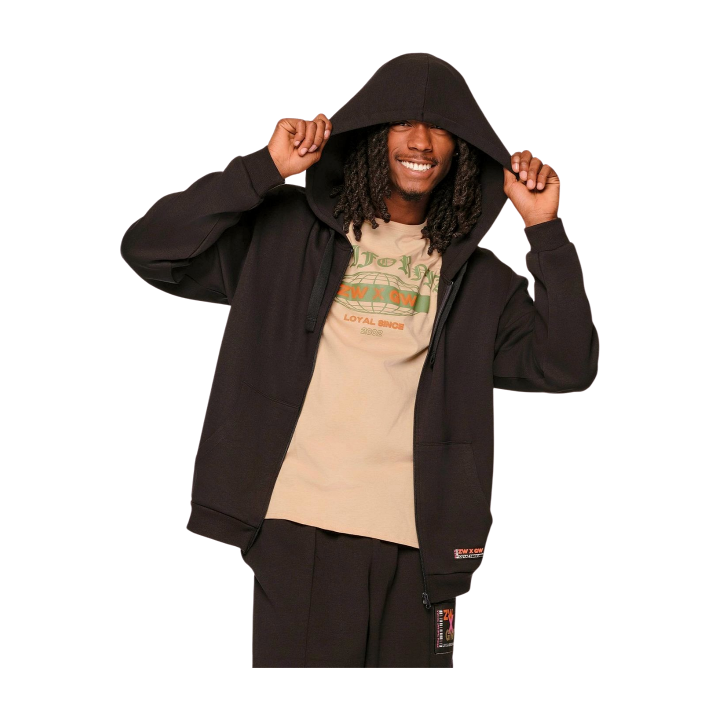 ZW X GW Zip Up Jacket With Oversized Hoodie (Special Order)