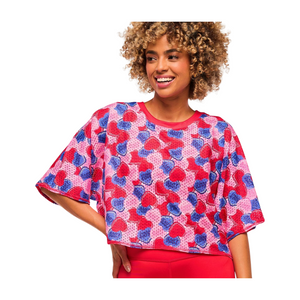 Zumba Love Boxy Dolman Crop Top