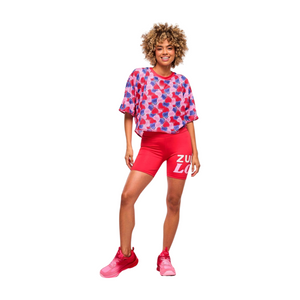 Zumba Love Boxy Dolman Crop Top