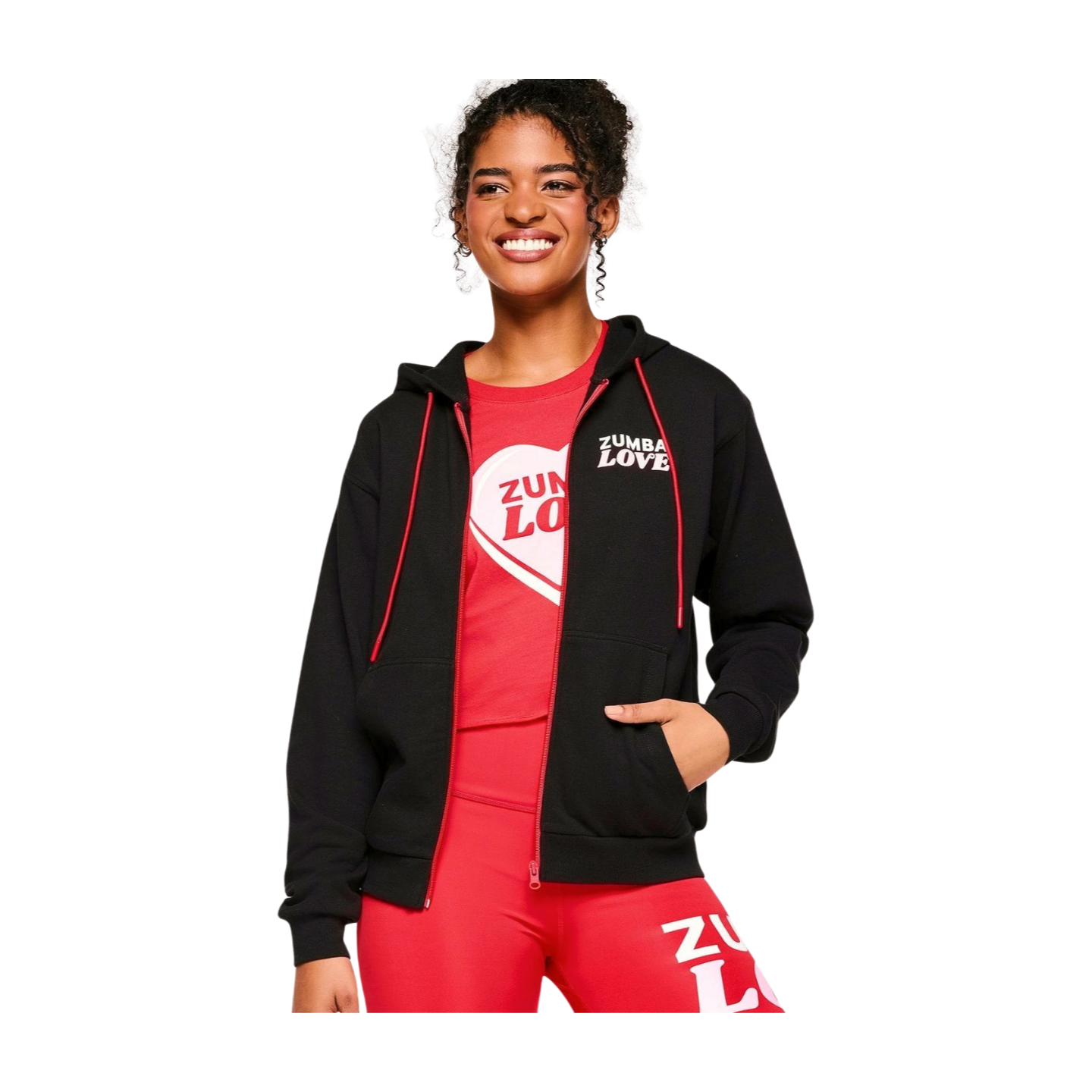 Zumba Love Zip Up Hoodie (Special Order)