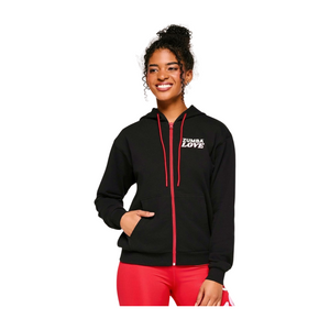 Zumba Love Zip Up Hoodie (Special Order)