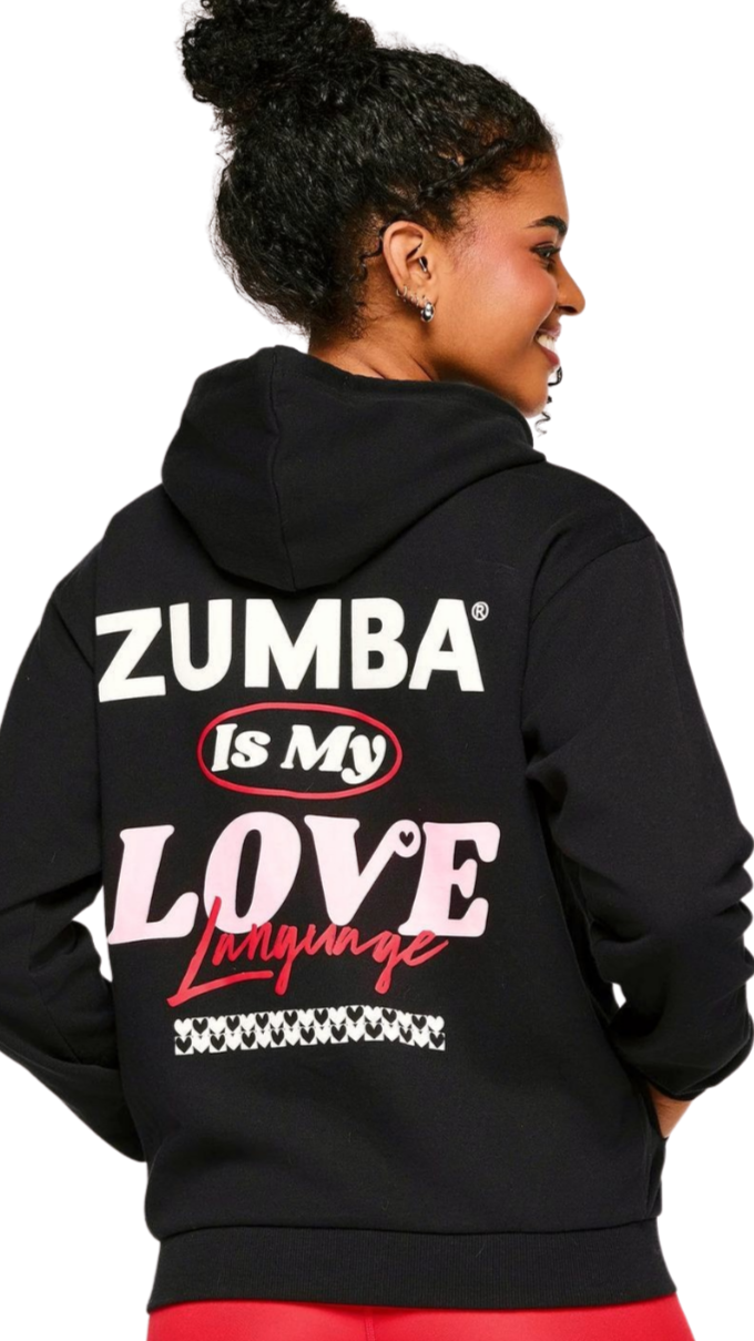 Zumba Love Zip Up Hoodie (Special Order)
