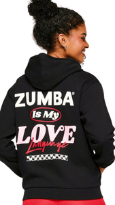 Zumba Love Zip Up Hoodie (Special Order)