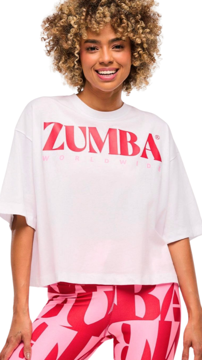 Zumba Haus Oversized Boxy Crop Top (Special Order)
