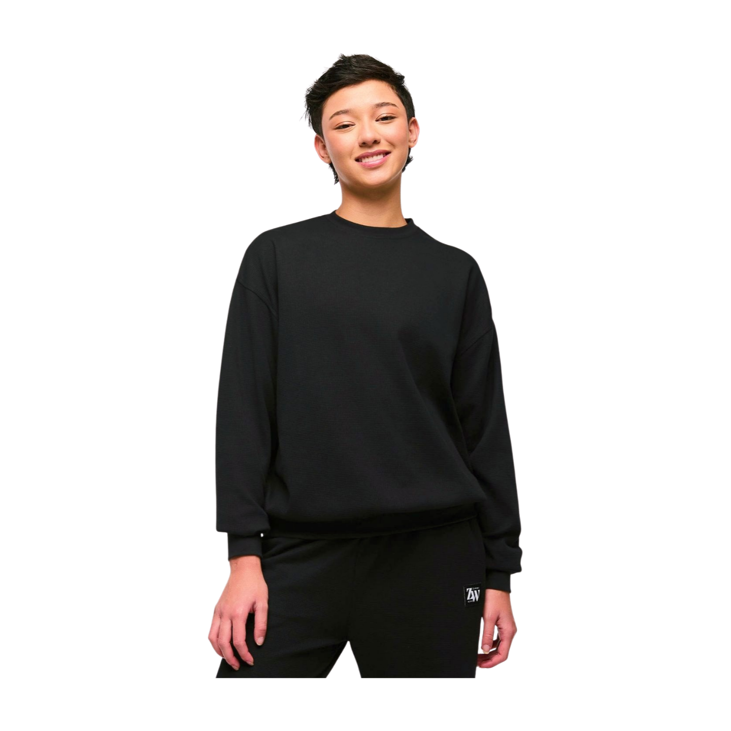 Zumba Haus Oversized Waffle Sweatshirt (Special Order)