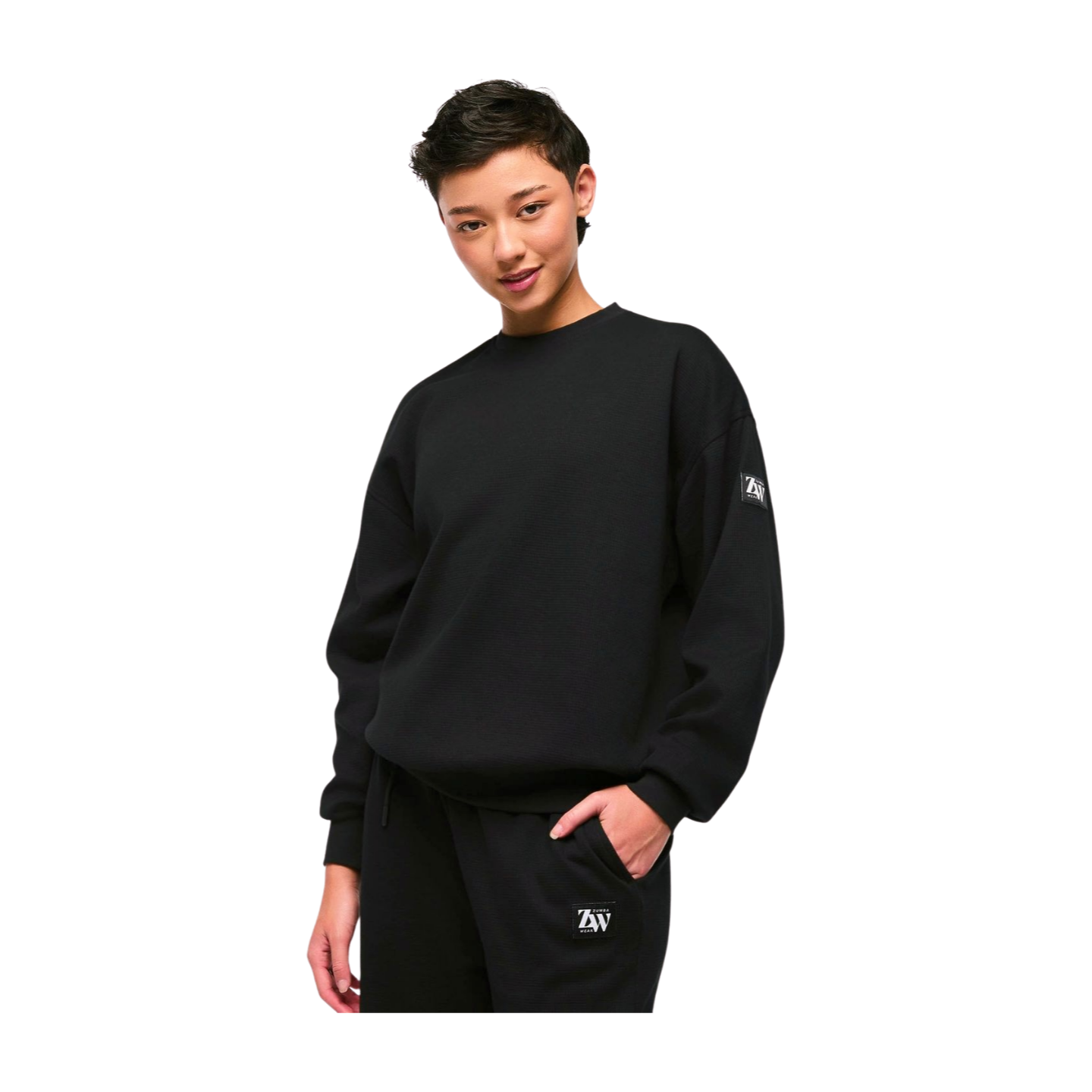 Zumba Haus Oversized Waffle Sweatshirt (Special Order)