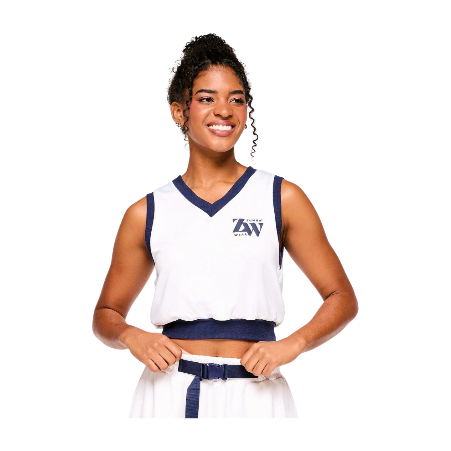 Zumba Out Loud Crop Sweatshirt Vest (Special Order)