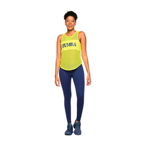 Zumba Out Loud Mesh Tank With Front Panel (Special Order)